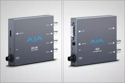 AJAs Hi5-4K und ROI Mini-Converter