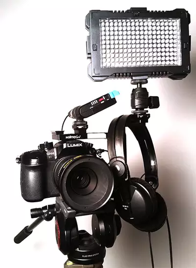 Panasonic GH4, Veydra 35mm T2.2, AVX, Z180 und Aptaris XL