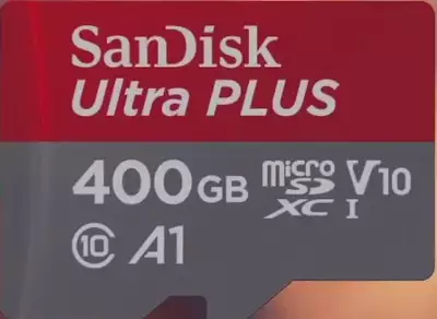 SanDisk Ultra A1 microSDXC UHS-I-Karte 400 GB 