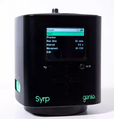 Der Genie Motion- und Timelapse Controller von Syrp mit Panorama-Modul