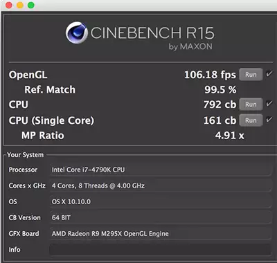 der 5k iMac Retina im Cinebench Test