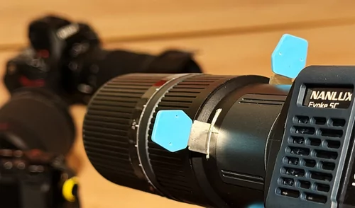 Unser Tabletop mit speziellen Miniatur-Spots von Nanlux