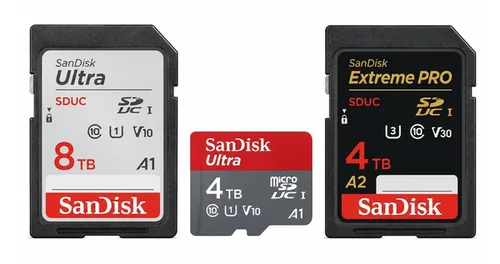 SanDisk 8TB SDUC-Karten vor dem Marktstart - aber ohne neue Hardware läuft nichts