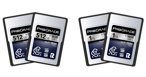 ProGrade Digital CFexpress 4.0 Type A Dual VPG Karten schreiben bis zu 1.800 MB/s