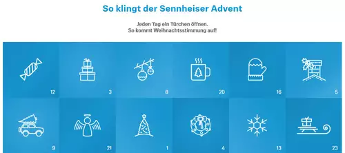 Sparen, sparen, sparen: Cashbacks- und Rabatt-Angebote fr Filmer - Weihnachten 2021 : sennheiseradvent