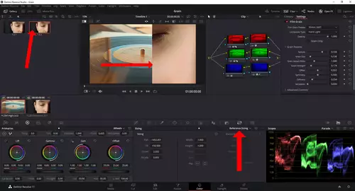 Drei kleine Geheim-Tricks für Blackmagic DaVinci Resolve : referencesizing