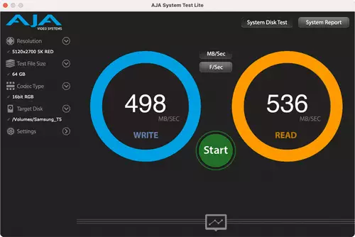 Externe SSDs in der Videopraxis: SanDisk Extreme Portable SSD V2, Extreme Pro V2 und Samsung T5 : T5AJA