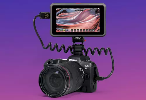 Canon EOS R5 ohne Hitzelimit bei 8K 25p und 5K 50p ProRes RAW mit dem ATOMOS Ninja V+ ? : Canon EoSR5 NinjaVFront