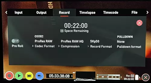 Canon EOS R5 ohne Hitzelimit bei 8K 25p und 5K 50p ProRes RAW mit dem ATOMOS Ninja V+ ? : ProResRAW Atomos