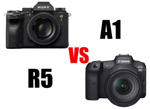 Vergleich: Sony A1 vs Canon EOS R5 in der Praxis - welche Highend Video-DSLM wofr? : SonyvsCanonFront