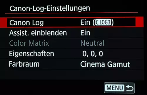  Canon EOS R5 jetzt mit Canon Log 3