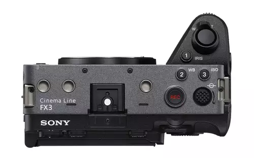 Sony FX3 Topansicht