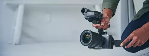 Sony FX3 und XLR-Handgriff
