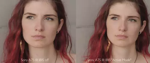 Sony A7S III Praxistest: Hauttöne, 10 Bit 4:2:2 LOG/LUT und stabilisierter Sensor - Teil 1 : SonyA7S3 Stabi Vergleich
