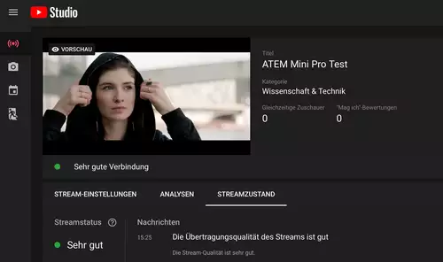 Blackmagic ATEM Mini Pro: In 10 Schritten zum erfolgreichen Livestreaming  : Streamqualisehrgut
