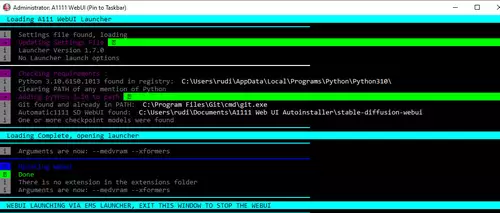 Stable Diffusion - Tipps und Tricks - Teil 1 - Einrichtung und Einstieg : Powershell