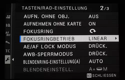 Fujifilm X-T4 in der Praxis: Videostabilisierung, Autofokus, Ergonomie und Fazit … Teil 2 : Fokuslinear