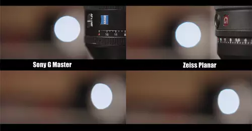 50mm F1.4 Video-Shootout: Sony G Master versus Zeiss Planar an der Sony A1 : Bokeh