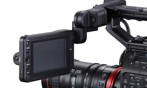 Canon EOS C500 Mark II - die beste Doku-Kamera? Ergonomie, Stabilisierung, Sensorreadouts und Fazit - Teil 2 : CanonC500MKII Monitor