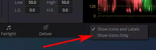 Wenig bekannte Workflow-Tricks für Blackmagic DaVinci Resolve : icons only
