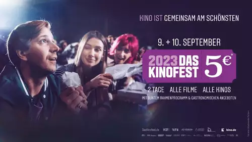 Kinofest 2023 - alle Filme für je 5 Euro, zwei Tage lang