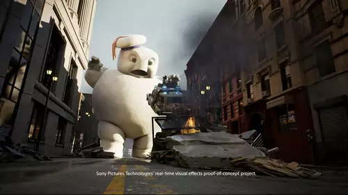 Still from the pseudo Ghostbusters scene.