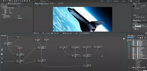 With Magic Nodes 1.5, it is also possible to work node-based in After Effects.