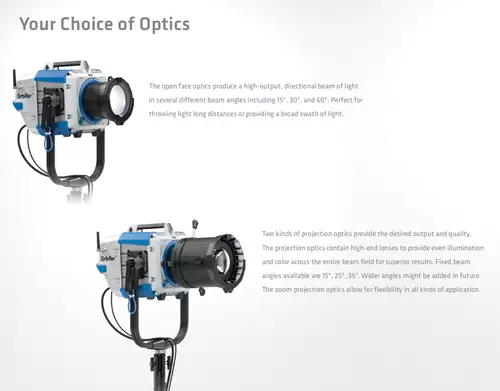 Orbiter: ARRI"s bestes LED-Licht - ultraheller LED-Scheinwerfer mit Wechseloptiken uvm. // IBC 2019 : PIC3