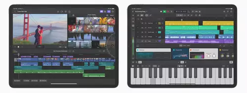 Apple Final Cut Pro and Logic Pro on the iPad