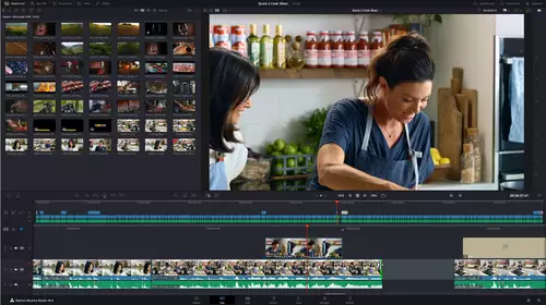 Blackmagic DaVinci Resolve 18.5 Cut Page 