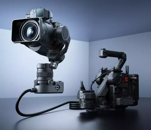 Ronin 4D Flex mit Zenmuse X9 Gimbal-Kamera und Ronin 4D 