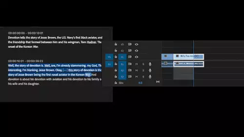 Rohschnitt aus Transkript generieren - Text-basiertes Editing in Premiere Pro (Beta)