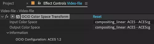 Adobe After Effects bekommt ACES Workflow ber OpenColorIO