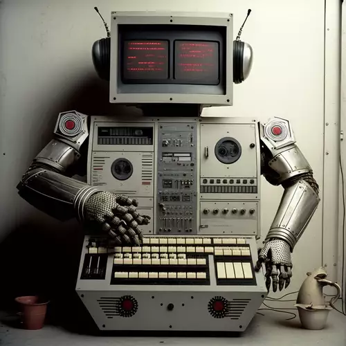 Robot Musician - imagined by Midjourney