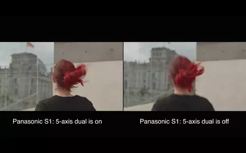 DJI Ronin SC und Panasonic S1 mit und ohne 5-Achsenstabilisierung
