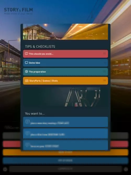 Story & Film App - Filmplanung am Smartphone von der Idee bis zum Schnitt