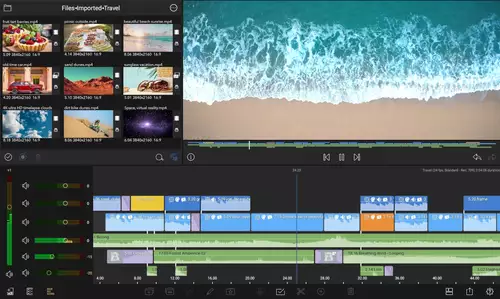 Android-Version von LumaFusion  