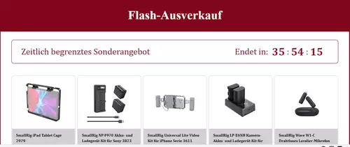 Noch mehr Black Friday Angebote: Kameras, LED Lichter, Akkus, Mixer, Stative und Kamerazubehör