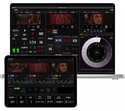 RED Control Pro App - erweiterte Bedienung von V-RAPTOR und KOMODO für 500 Dollar