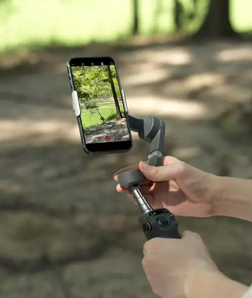 DJIOsmoMobile6 mit integriertem Teleskop Selfie-Stick 