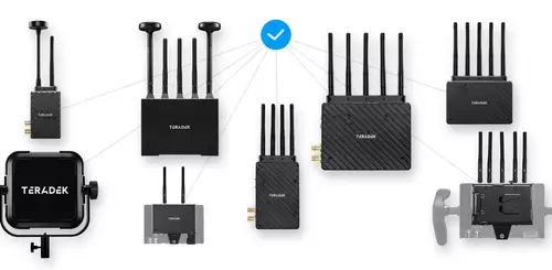 All devices in the new Teradek Bolt 6 series.