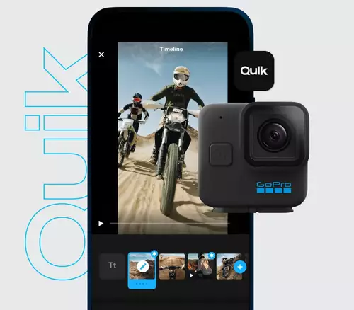GoPro Hero11 Black Mini and Quick App. 