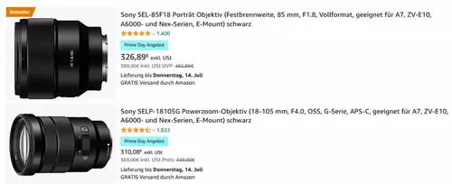 Die besten Amazon Prime Day Angebote u.a. von DJI, Sony, Samyang und Panasonic für Filmer