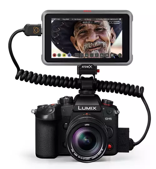 Panasonic GH6 mit Atomos Ninja V 