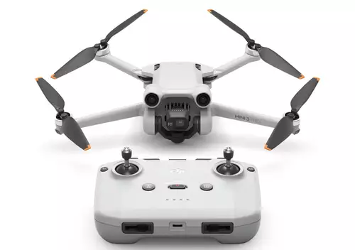DJI Mini 3 Pro with RC-N1 remote control.