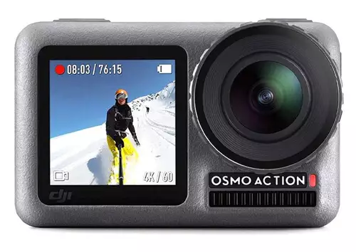 DJI Osmo Action mit farbigem Front Display