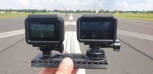 DJI Osmo Action Monitor schwerer lesbar bei Sonnenlicht