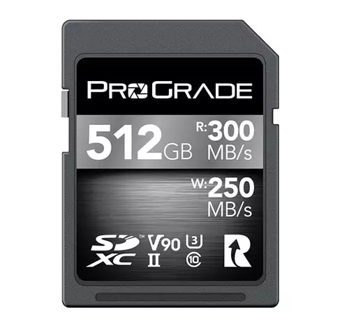 Prograde Digital kndigt 512GB UHS-II V90 SDXC-Karte mit 250 MB/s Schreibgeschwindigkeit an