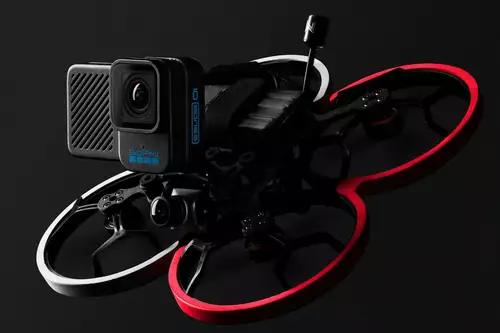 GoPro Hero10 Black Bones mit FPV Drohne 