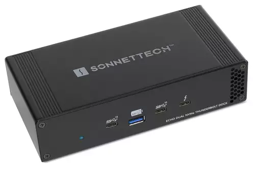 Sonnet Echo Dual NVMe Thunderbolt Dock front side 